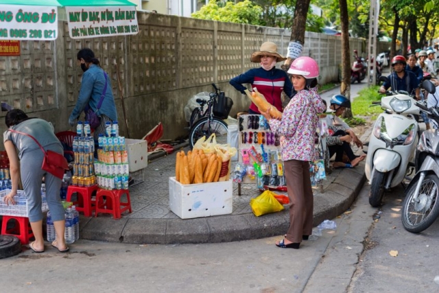 French style baguettes are part of France's colonial legacy in Vietnam.