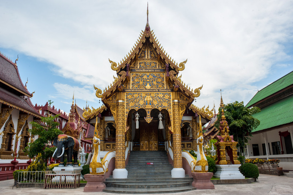 Wat Saen Mueang Ma Luang is one of the many Buddhist sites in Chiang Mai's Old City.